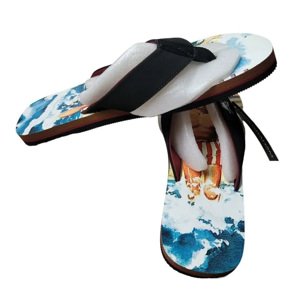 Nick Graham Jason Beach Men's Size 11 Flip Flops Sandals Father Day Gift Deal